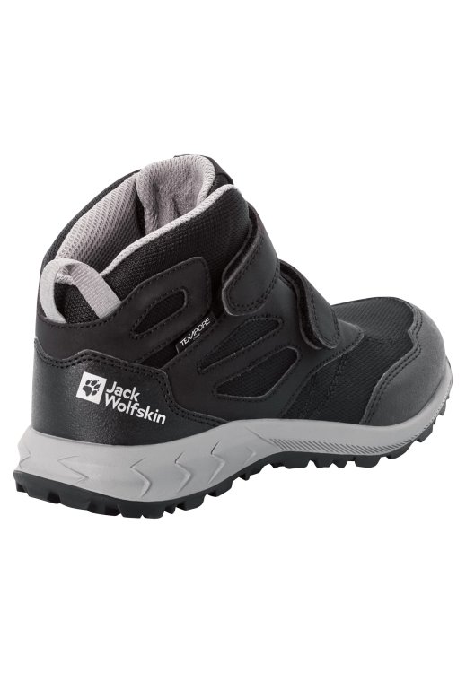 New Woodland Texapore Mid Vc K Brand Jack Wolfskin Black-Grey