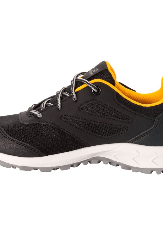 Black-Burly Yellow Brand Jack Wolfskin Woodland Texapore Low K Original