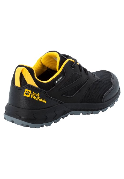 Collections Woodland Texapore Low K Black-Burly Yellow Xt Brand Jack Wolfskin