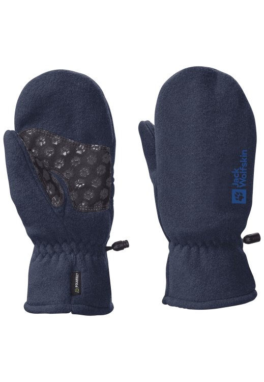 Fleece Mitten Kids Brand Jack Wolfskin Collection Night Blue