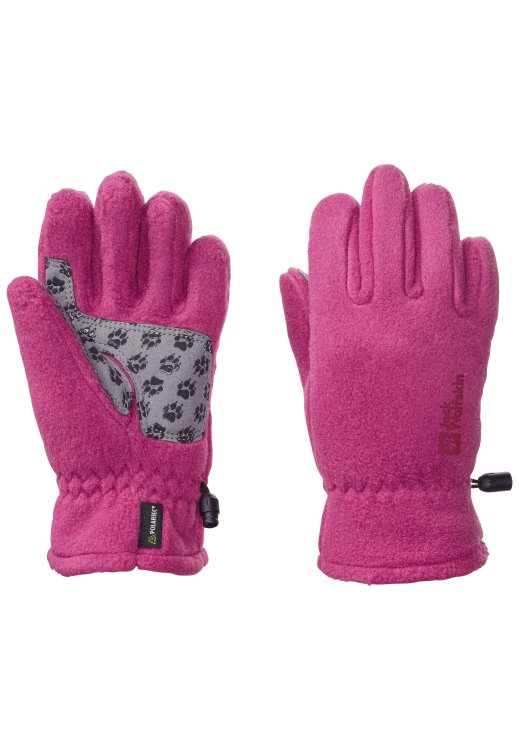 Brand Jack Wolfskin Hot Fleece Glove Kids Blueblossom