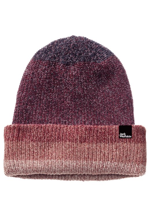 Dark Ruby Brand Jack Wolfskin Origin Spirit Knit Beanie Y