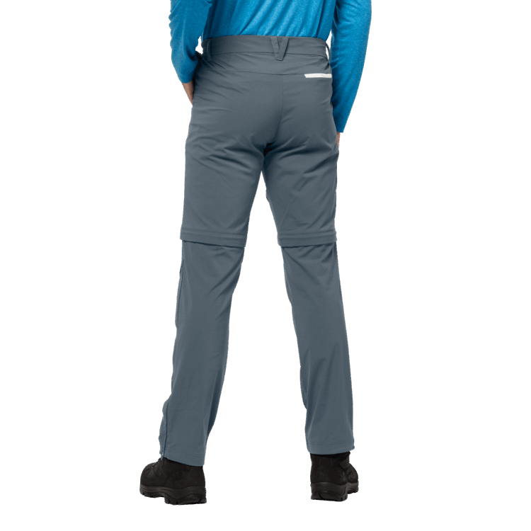 Brands Storm Grey Men's Overland Zip Away Brand Jack Wolfskin