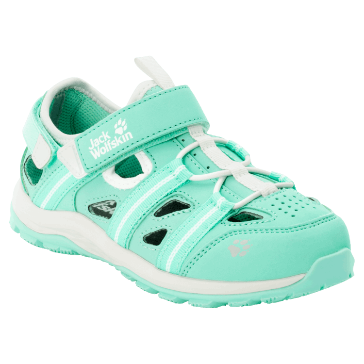Light Green-White Brand Jack Wolfskin Origins Kid's Sun Climber