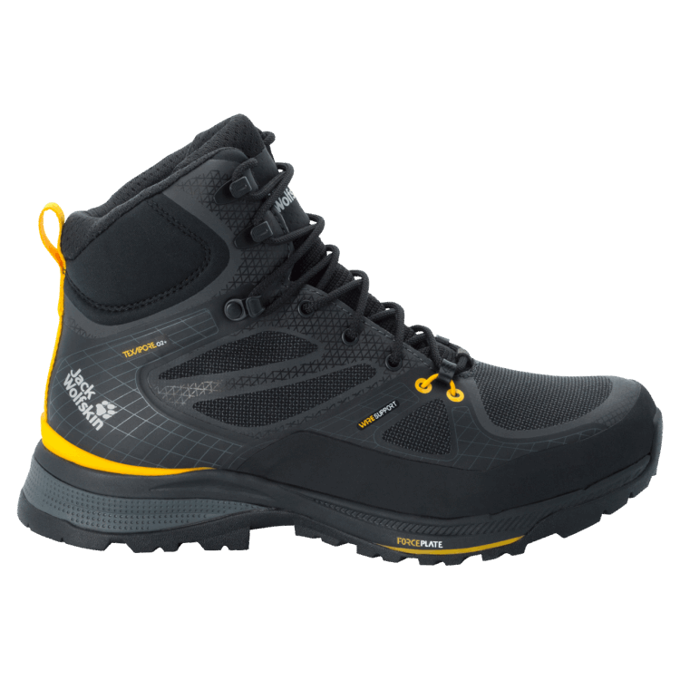 Black Collection Men's Force Trekker Texapore Mid Brand Jack Wolfskin