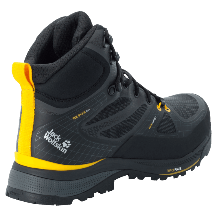 Black Collection Men's Force Trekker Texapore Mid Brand Jack Wolfskin