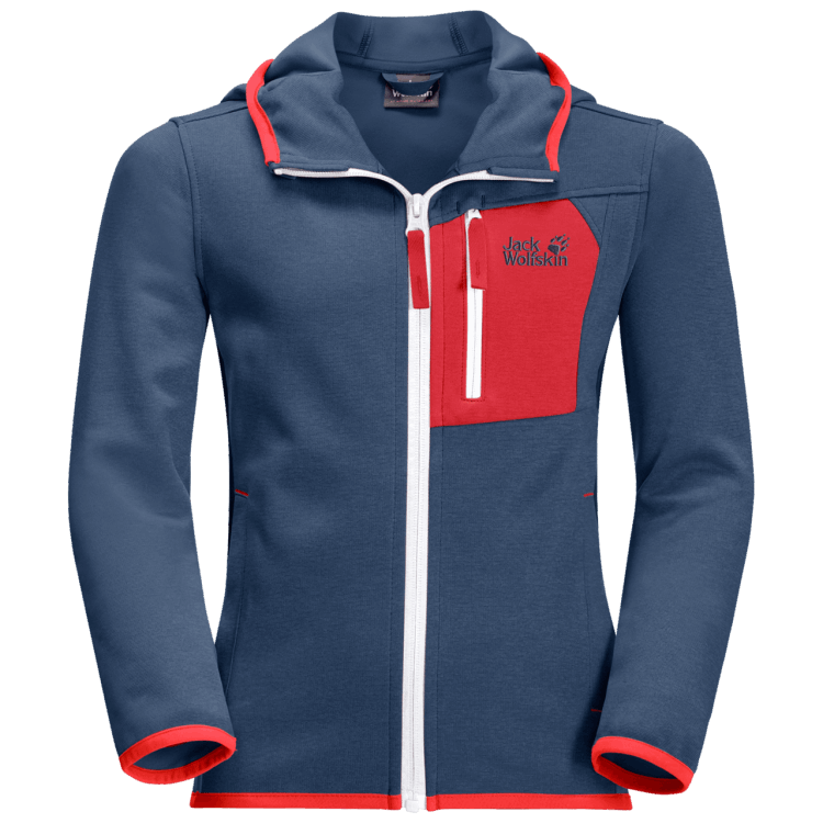 Kid's Active Jacket Brands Dark Indigo Brand Jack Wolfskin