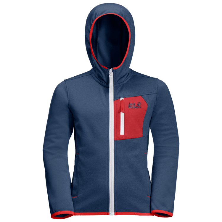 Kid's Active Jacket Brands Dark Indigo Brand Jack Wolfskin
