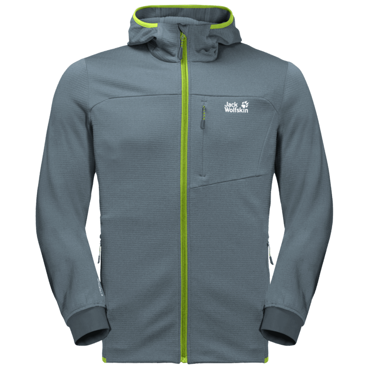 Brand Jack Wolfskin Storm Grey Origin Men's Hydro Grid Fleece