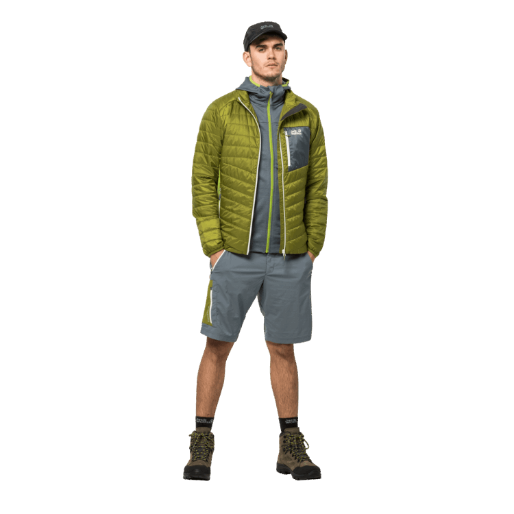 Brand Jack Wolfskin Storm Grey Origin Men's Hydro Grid Fleece
