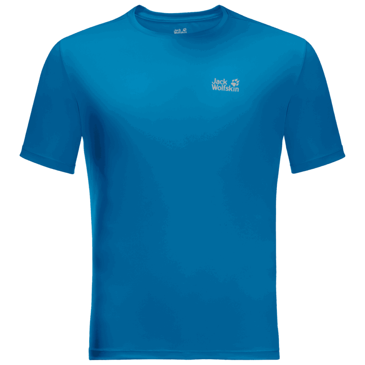 Brand Jack Wolfskin Fashion Men's Tech T Blue Pacific