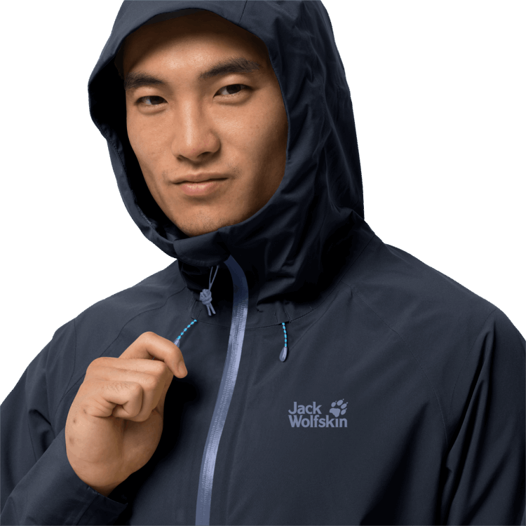 Night Blue Men's Highest Peak Jacket Brand Jack Wolfskin New