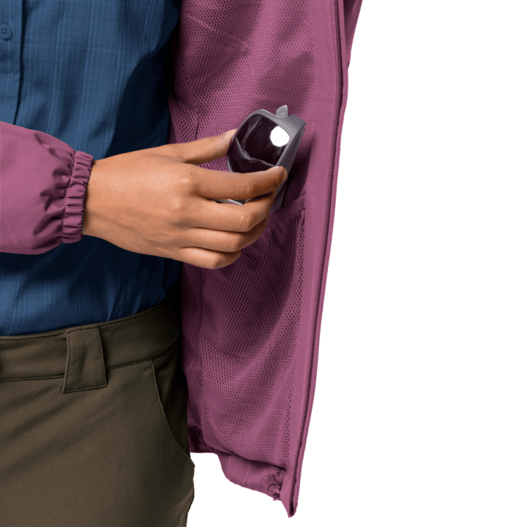 Women's Stormy Point Jacket Brands Violet Quartz Brand Jack Wolfskin