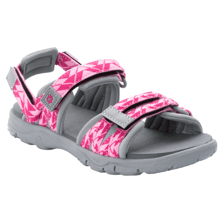 Origins Kid's 2 In 1 Sandal Brand Jack Wolfskin Pink-Light Grey