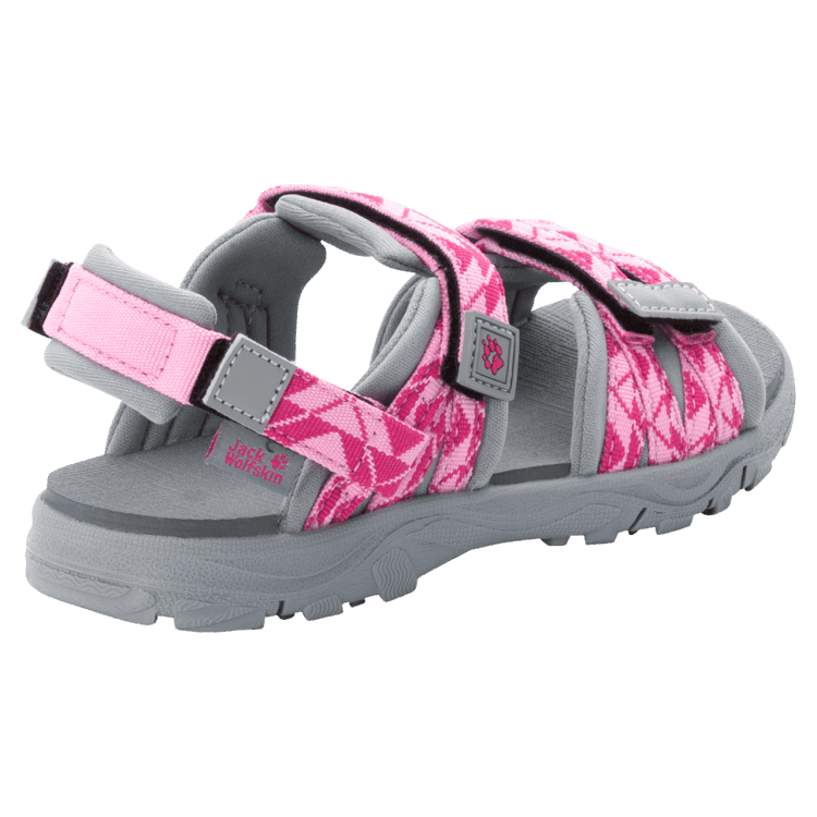 Origins Kid's 2 In 1 Sandal Brand Jack Wolfskin Pink-Light Grey