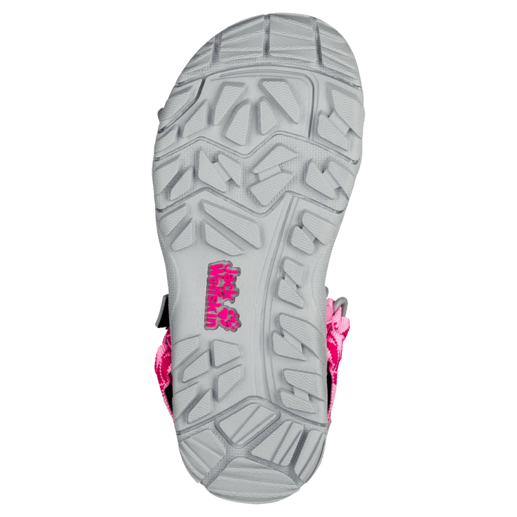 Origins Kid's 2 In 1 Sandal Brand Jack Wolfskin Pink-Light Grey