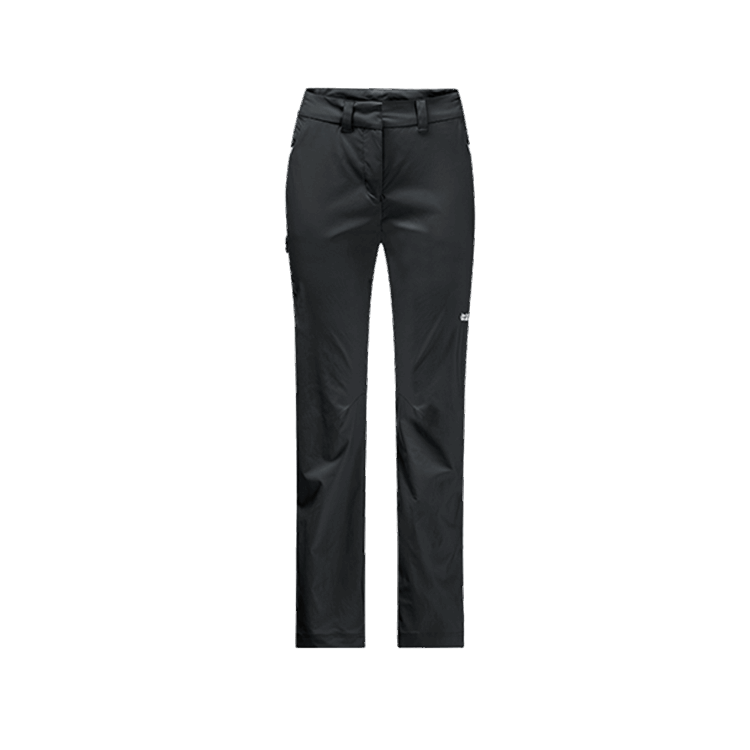 Women's Overland Pants Brand Jack Wolfskin Black Fashion