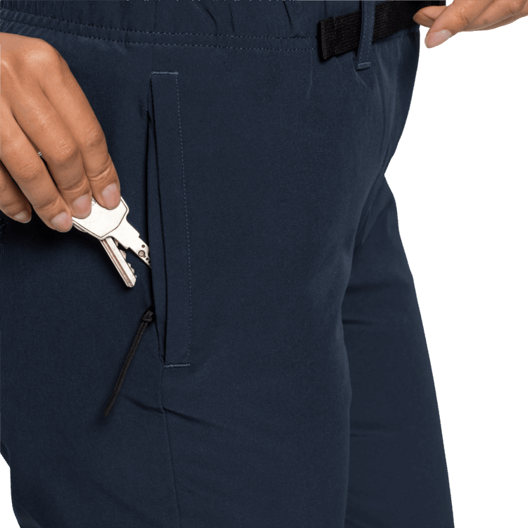 Collections Women's Summer Lifestyle Pants Brand Jack Wolfskin Night Blue
