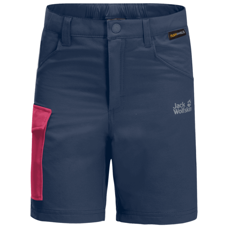 Kid's Active Shorts Dark Indigo Brand Jack Wolfskin Origin