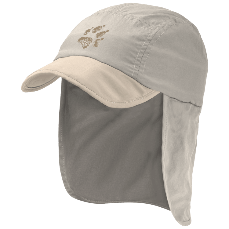 Dusty Grey Best Brand Jack Wolfskin Kid's Supplex Canyon Cap