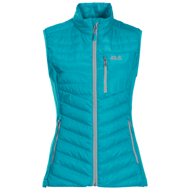 Women's Routeburn Vest Dark Aqua Brand Jack Wolfskin Origin