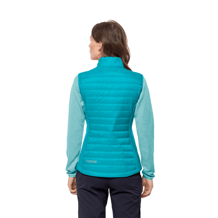 Women's Routeburn Vest Dark Aqua Brand Jack Wolfskin Origin
