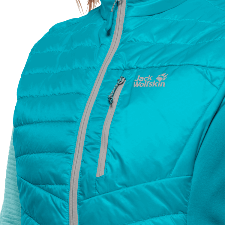 Women's Routeburn Vest Dark Aqua Brand Jack Wolfskin Origin