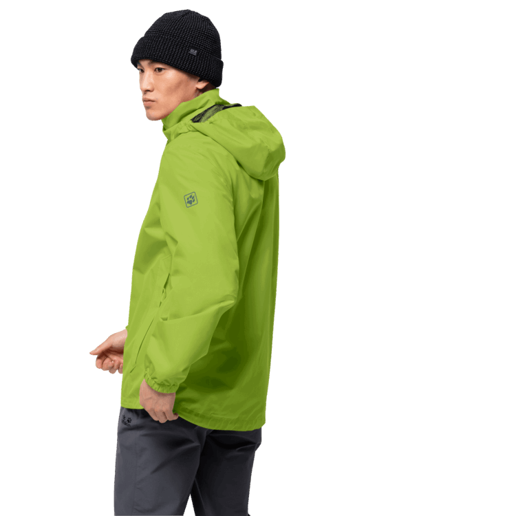 Men's Stormy Point Jacket Collection Spring Lime Brand Jack Wolfskin
