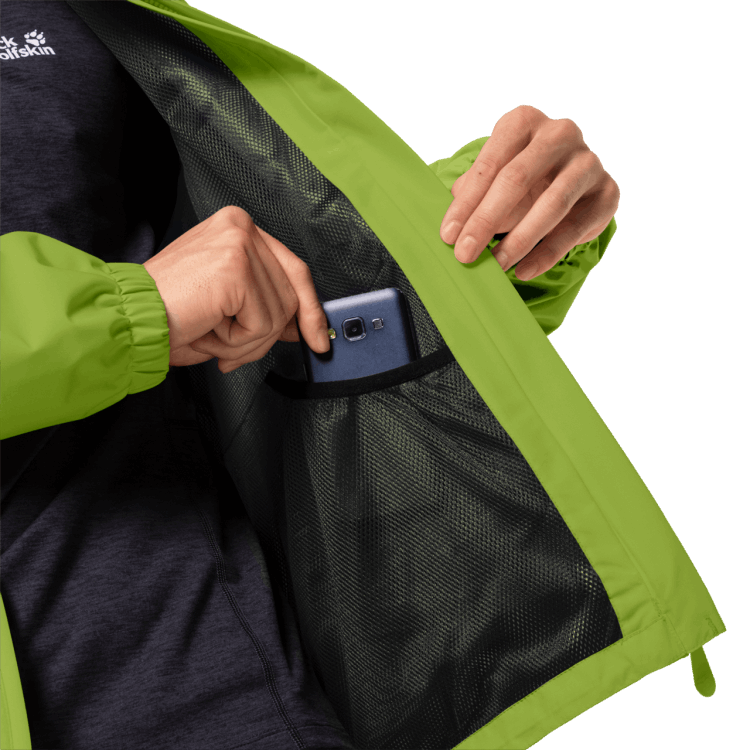 Men's Stormy Point Jacket Collection Spring Lime Brand Jack Wolfskin