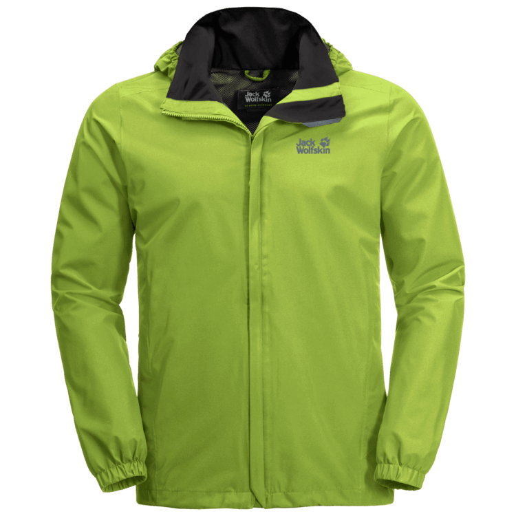 Men's Stormy Point Jacket Collection Spring Lime Brand Jack Wolfskin