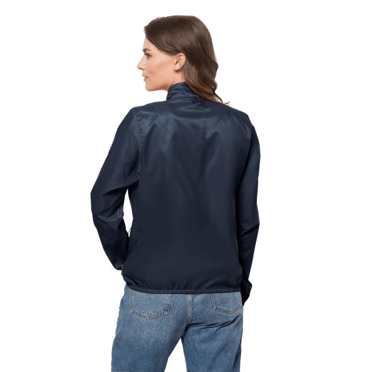 Collections Brand Jack Wolfskin Women's Pack & Go Windshell Night Blue