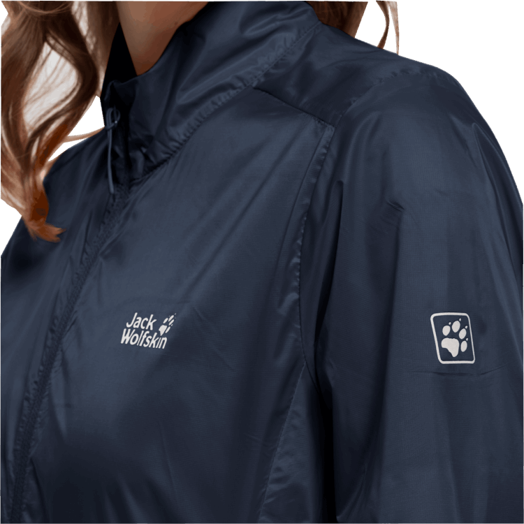 Collections Brand Jack Wolfskin Women's Pack & Go Windshell Night Blue