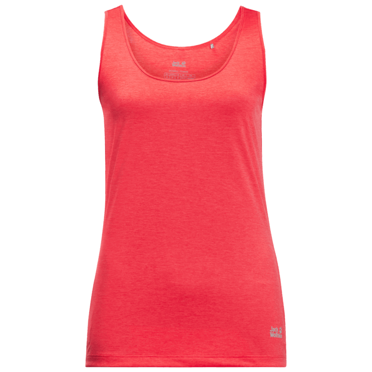 Women's Pack & Go Tank Hot Brand Jack Wolfskin Tulip Red