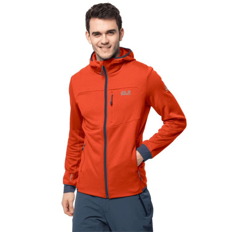 Men's Hydro Grid Fleece Wild Brier Fashion Brand Jack Wolfskin