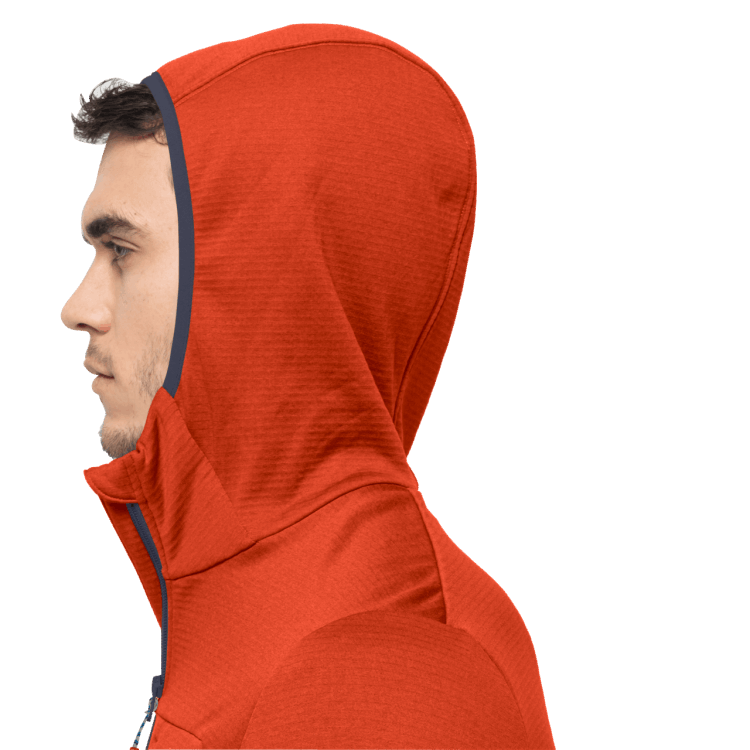 Men's Hydro Grid Fleece Wild Brier Fashion Brand Jack Wolfskin