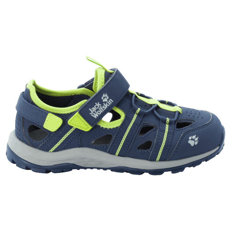 Brand Jack Wolfskin Kid's Sun Climber Blue-Lime Collections