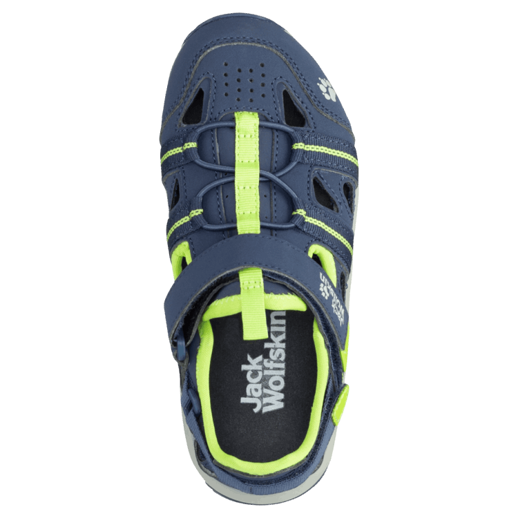 Brand Jack Wolfskin Kid's Sun Climber Blue-Lime Collections