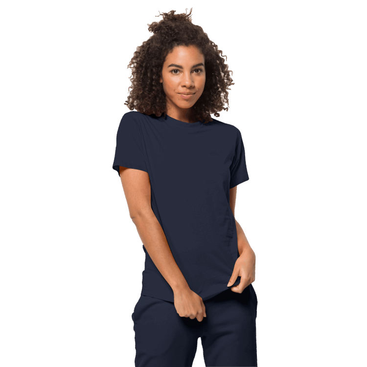 Night Blue Brand Jack Wolfskin Women's Essential T Origin