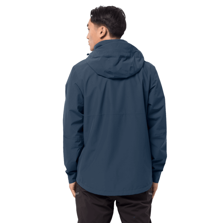 Thunder Blue Men's Evandale Jacket Brand Jack Wolfskin Origins