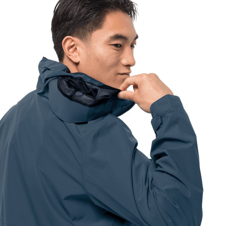 Thunder Blue Men's Evandale Jacket Brand Jack Wolfskin Origins