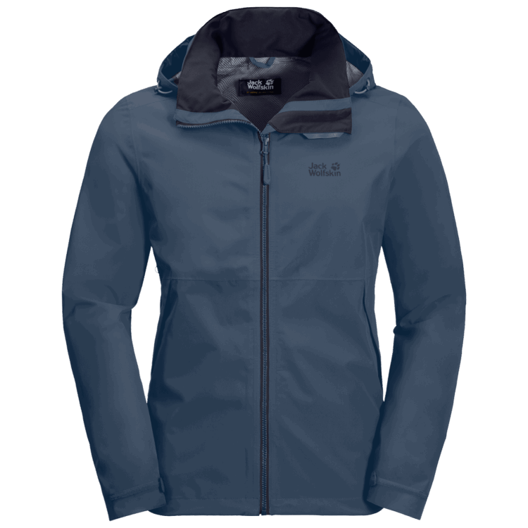 Thunder Blue Men's Evandale Jacket Brand Jack Wolfskin Origins