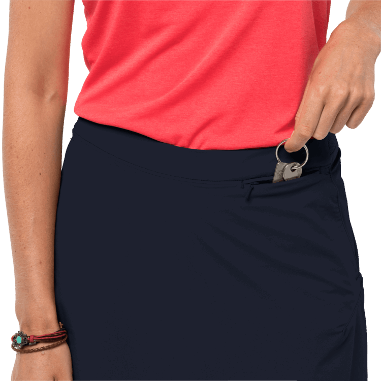 Brand Jack Wolfskin Women's Hilltop Trail Skort Midnight Blue