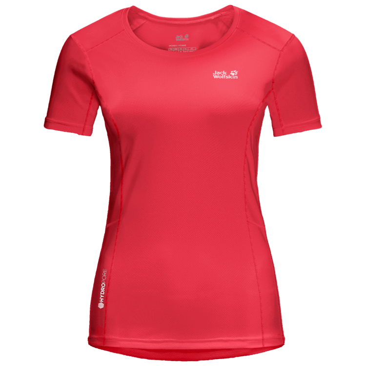 Women's Narrows T Best Tulip Red Brand Jack Wolfskin