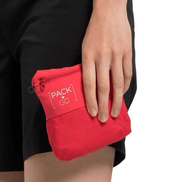 Brand Jack Wolfskin Women's Pack & Go Short Hot Tulip Red