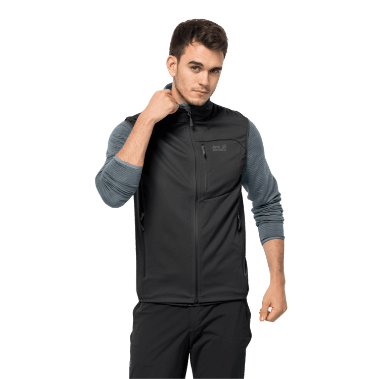 Original HIGHEST PEAK VEST M Brand Jack Wolfskin Black