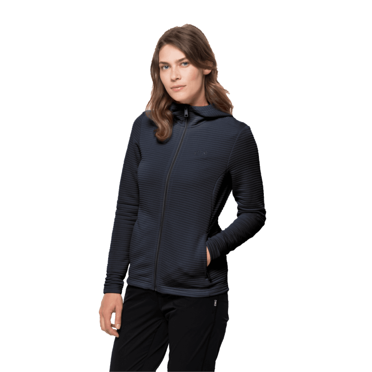 Brand Jack Wolfskin Women's Modesto Hooded Jacket Night Blue New