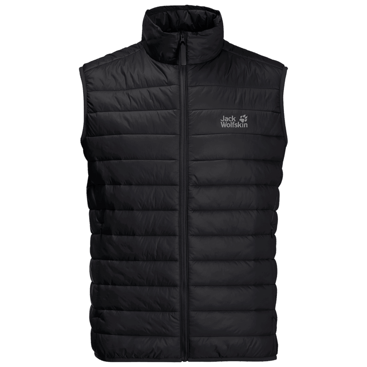 Men's JWP Vest Black Brand Jack Wolfskin Fashion