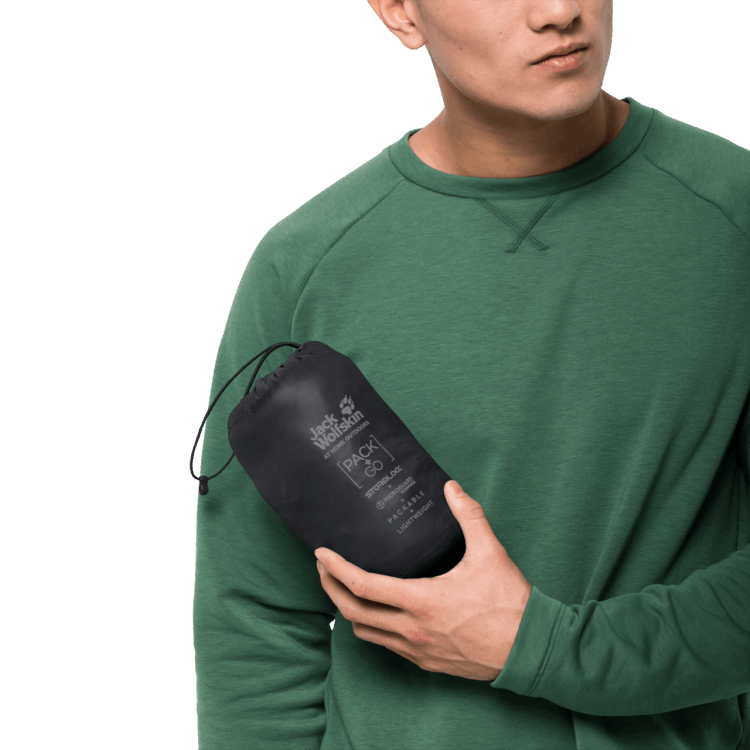 Men's JWP Vest Black Brand Jack Wolfskin Fashion