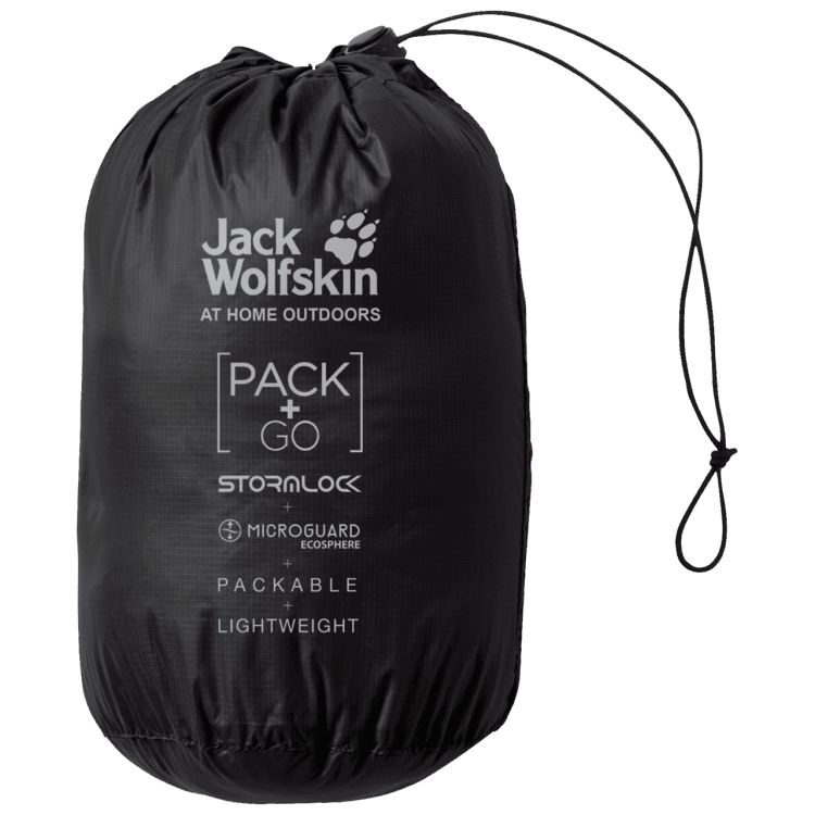 Men's JWP Vest Black Brand Jack Wolfskin Fashion