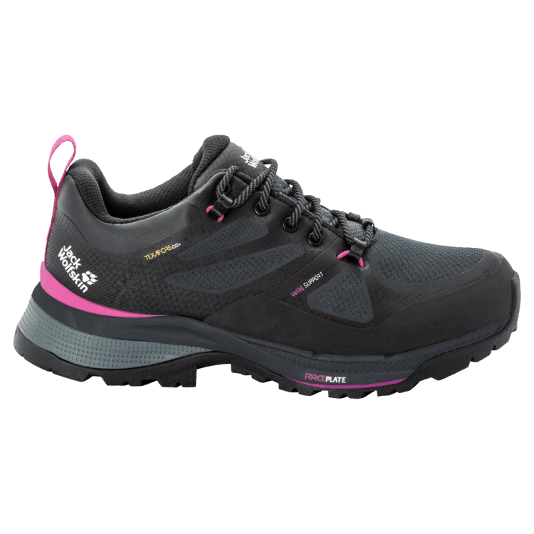 Phantom-Pink Brand Jack Wolfskin Fashion Women's Force Striker Texapore Low